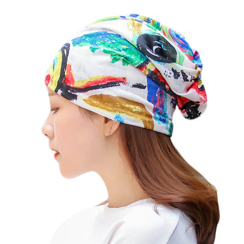 

Spring Summer Thin Lace Hats Women Casual Skullies Beanies Cap Female Male Cotton Warm Elasticity Hats Head Wear Hat Accessory