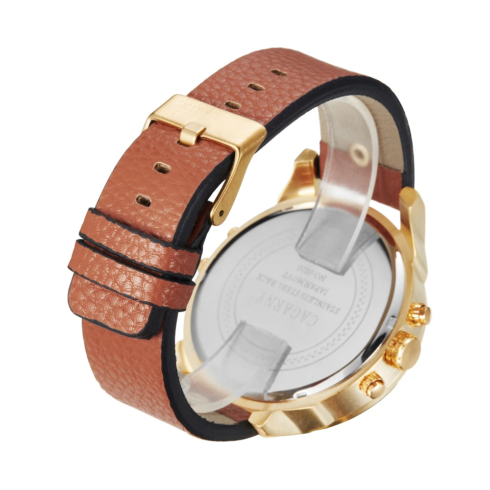 cagarny Gold Watch Mens Watches Top Brand Luxury Sport Men's Quartz Clock Military Wrist Watch Relogio Masculino Saat drop shipping (1)