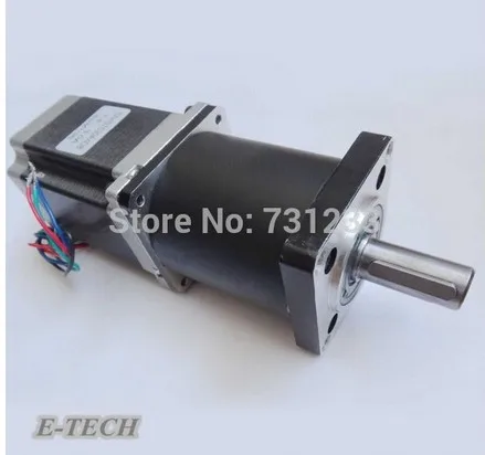 

NEMA 23 planetary type Planetary Geared Stepper Motor 12N.m Motor Body 112mm Gear Ratio 5:1 10:1