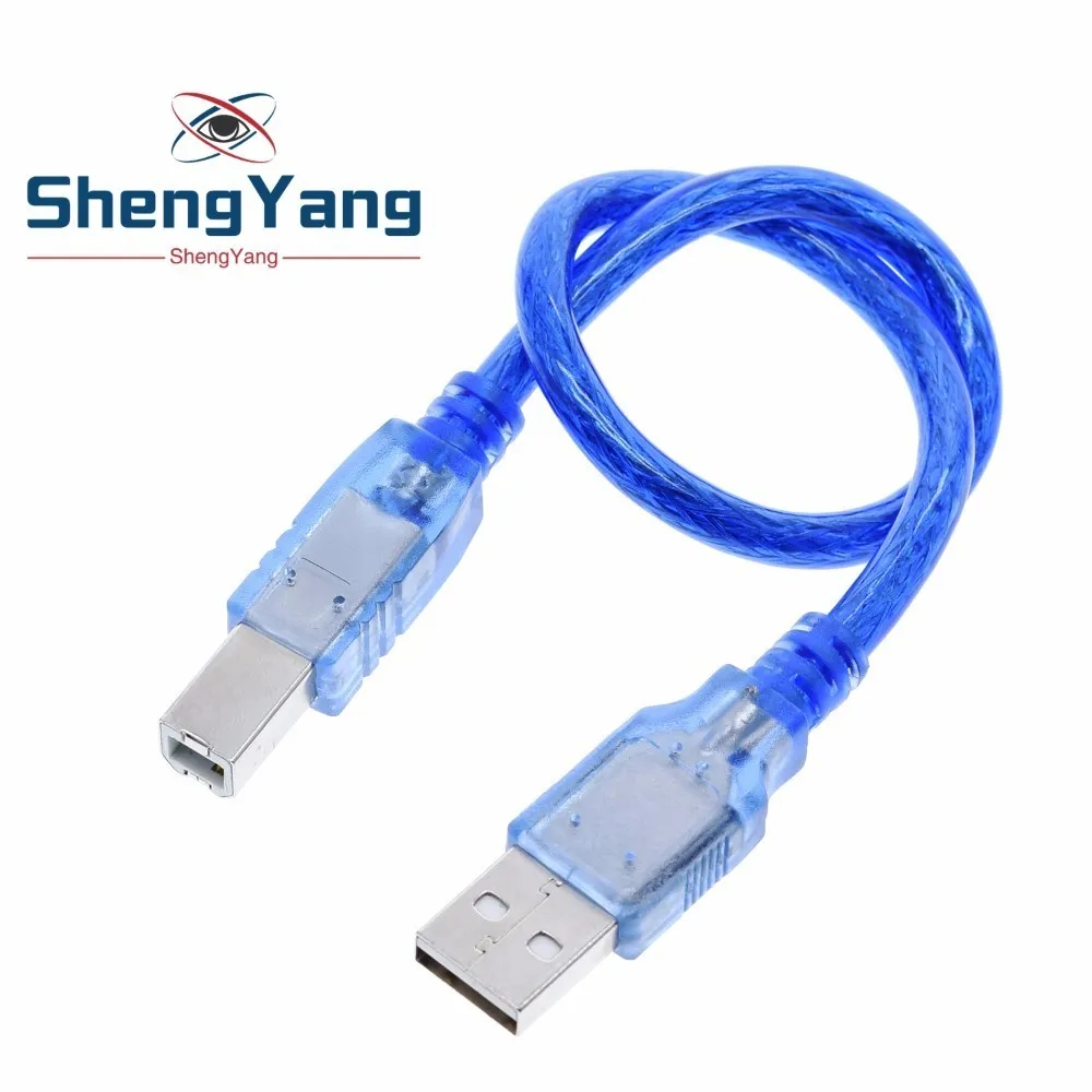 Завеса 30 см USB кабель UNO R3/Мега 2560 R3/ ADK USB-A для USB-B arduino | Электронные компоненты и