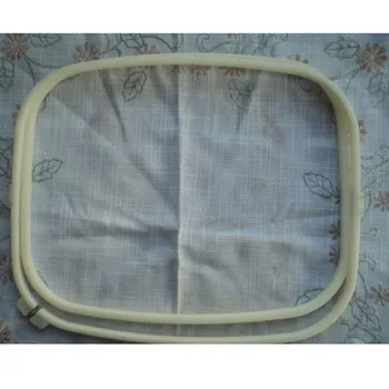 

Wholesale 29*35cm Square Cross Stitch Hoops Rectangle Embroidery Frame Plastic Hoop Adjustable Sewing Tool Machine Accessories