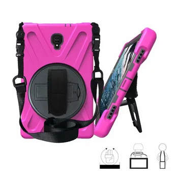 

Case Cover For Samsung Galaxy Tab A A2 10.5" T590 T595 T597 Tablet Kids Skin Safe Shockproof Armor Hard Strap Neck Strap Case