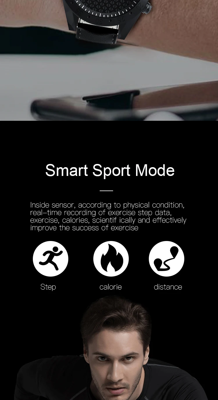 Toleda T4 híbrido smart watch relógio rastreador