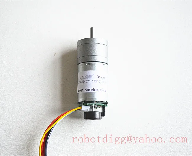 

R21.3-201RPM 371 Gear Motor with Encoder Use for Robot Car Cheap Sale