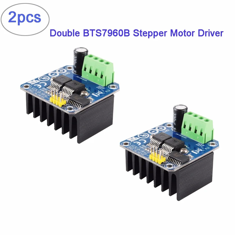 Драйвер шагового двигателя BTS7960B DC 43A драйвер H Bridge PWM для Arduino Smart Car Robot FZ1731 2