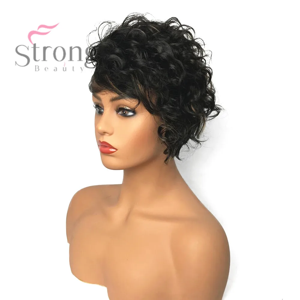 Pixie Cut hair Asymmetrical Side Bang Wigs 941 SD227