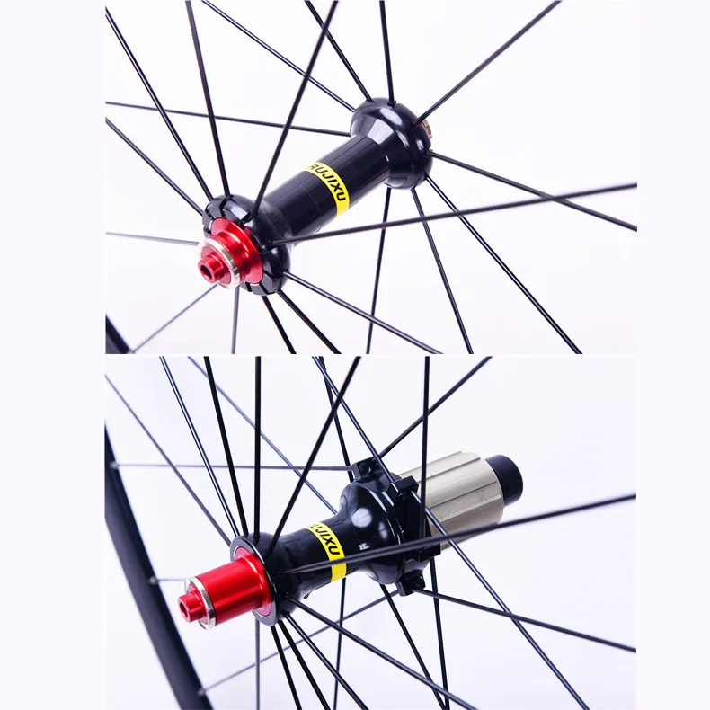 Road Bike Wheelset 700C Front 20 Rear 24 Holes 8/9/10/11 Speed Bicycle Wheels Ultralight 1560g