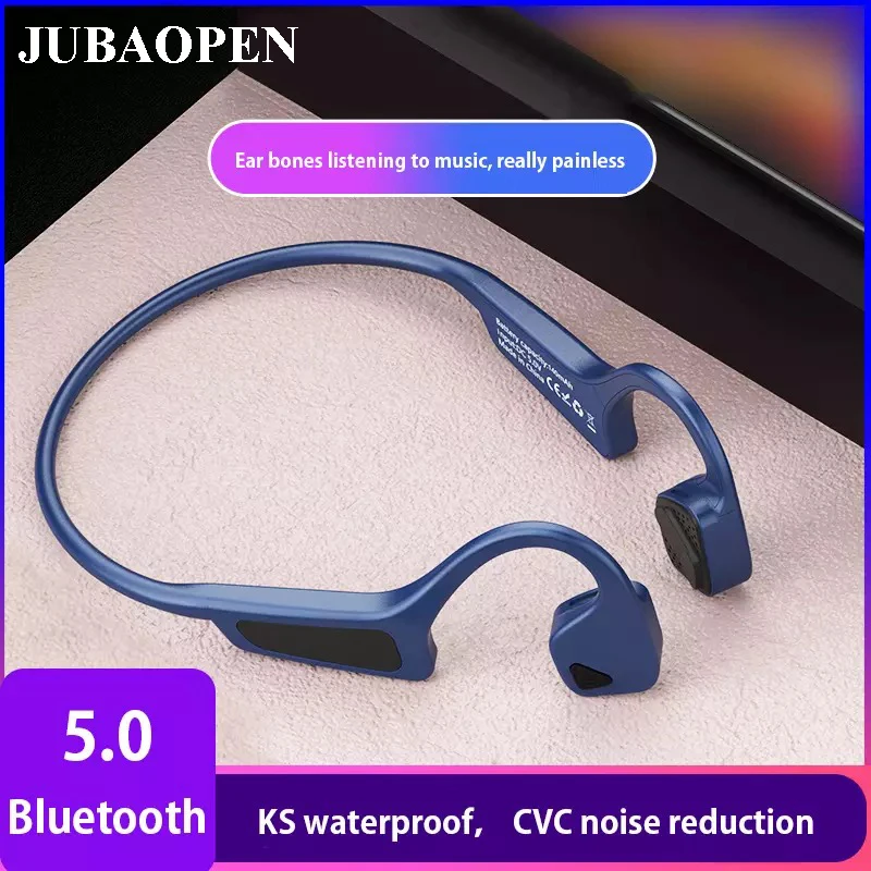 

JUBAOPEN High Quality Bone Conduction Headset Wireless Bluetooth 5.0 Wireless Headphones Sport Waterproof Open-Ear TWS Earphones