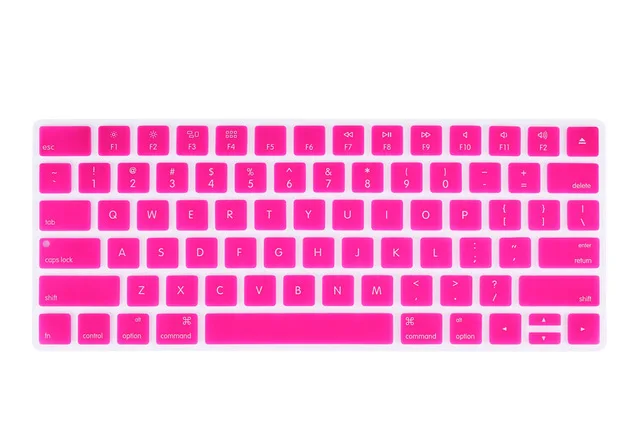 Силиконовый Настольный ПК Волшебная Клавиатура Обложка кожа для APPLE Magic Keyboard 2 Беспроводная перезаряжаемая Версия США( последняя модель - Цвет: Rose