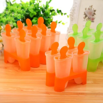 

Home kitchen 4 6 8 unit popsicle box DIY ice cream cube mold random color popsicle machine summer accessories kitchen gadgets
