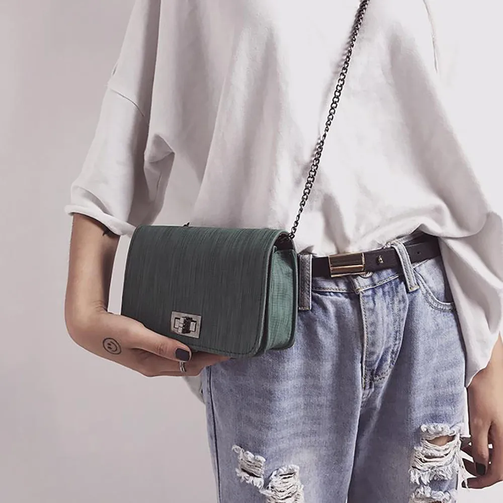 

OCARDIAN Handbags Luxury Women Bags Designer Lock Leather Worean Version Wild Small Square Shoulder Messenger Bag Dropship A10