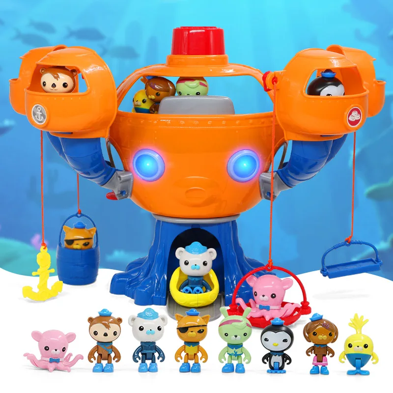 

Octonauts toys for boys octopus Fortress Set with Light Music Undersea Small Team Series House Toys kids toys gift birthday gift