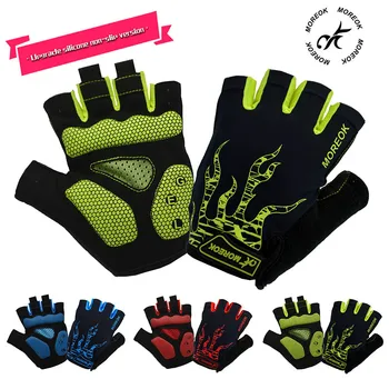 

MOREOK Cycling Gloves Half Finger Mens Women's Summer Sports Shockproof Bike Gloves GEL MTB Bicycle Gloves Guantes Ciclismo