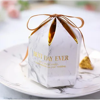 

Free shipping 4*4*10 gold marble pink green wedding cake boxes for bridal shower ,XZZ11