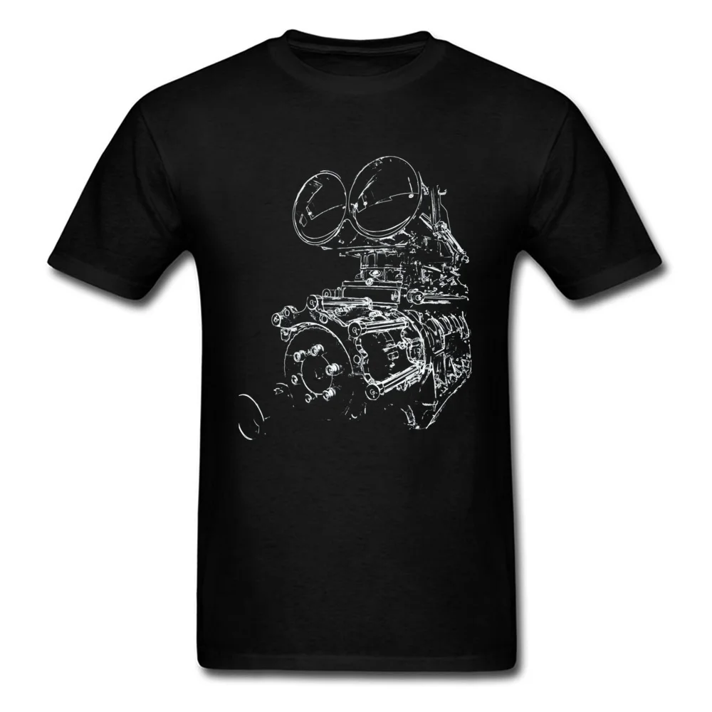 

Cool Men T Shirt Car Supercharged V8 Engine T-shirt GTR Super Fashion 2019 Male Streetwear Black Cotton Tshirt Graphic Tops Tees