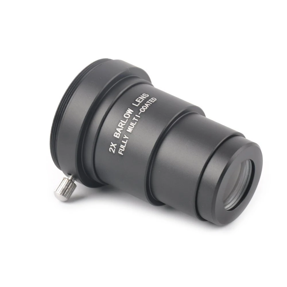 1-25-Inch-2x-Fully-Blackened-Metal-Barlow-Lens-Accept-1-25inch-Filters-also-Can-Be