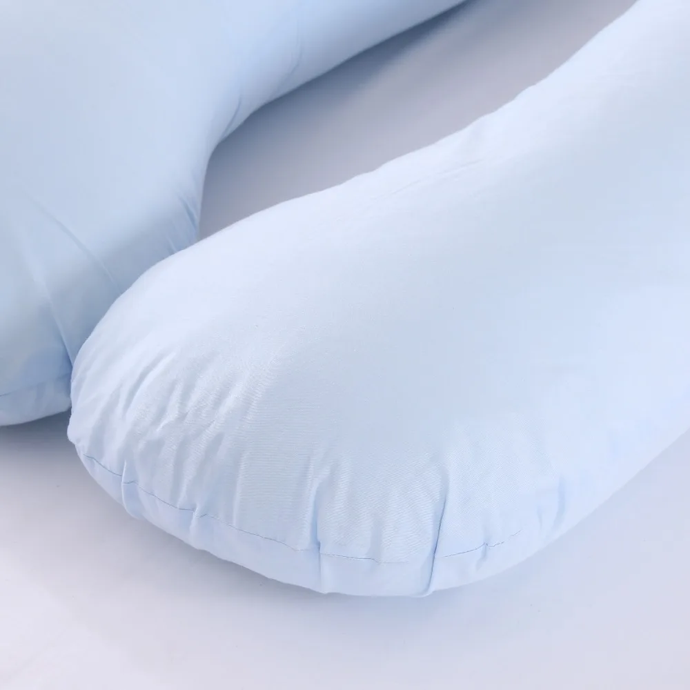 Многофункциональная Женская Подушка спящий на боку хлопок Съемный и моющийся u-тип Подушка для сна