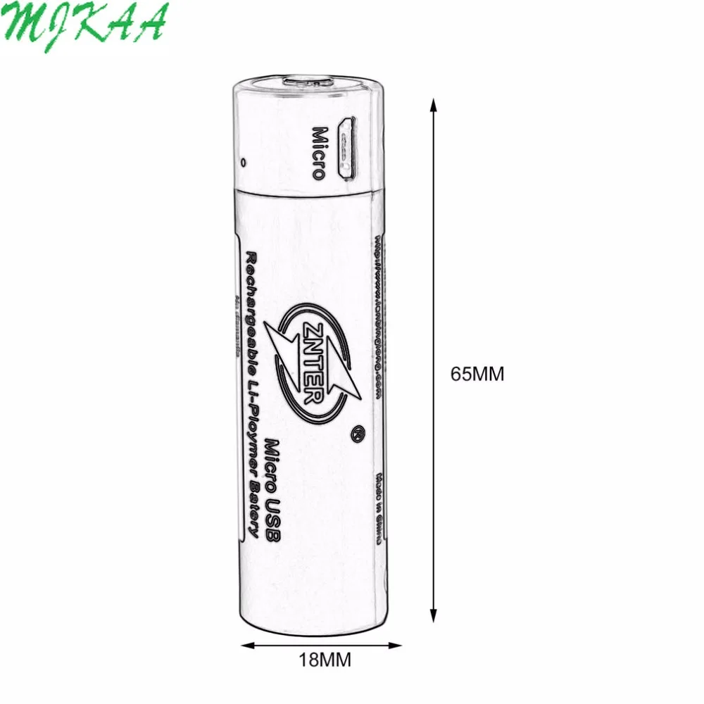 

2pcs Ultra-efficient 18650 3.7V 1500mAh USB Rechargeable Battery Lithium Polymer For RC Transmitter Parts