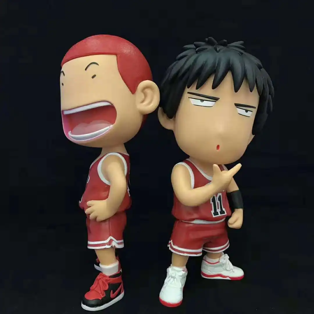 См 17 см японская аниме фигурка SLAM DUNK Hanamichi Sakuragi/Rukawa Kaede Q версия фигурка Коллекционная модель игрушки для мальчиков