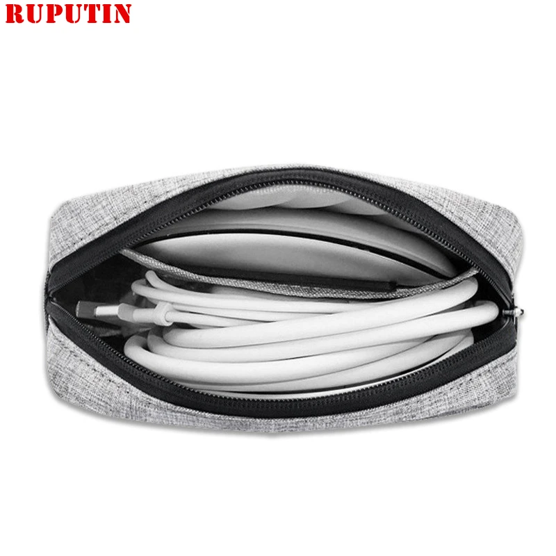 

RUPUTIN Travel Accessories Storage Digital Bags USB Data Cable Charger Earphone Cosmetic Pouch Mouse Mobile Power Protection Bag