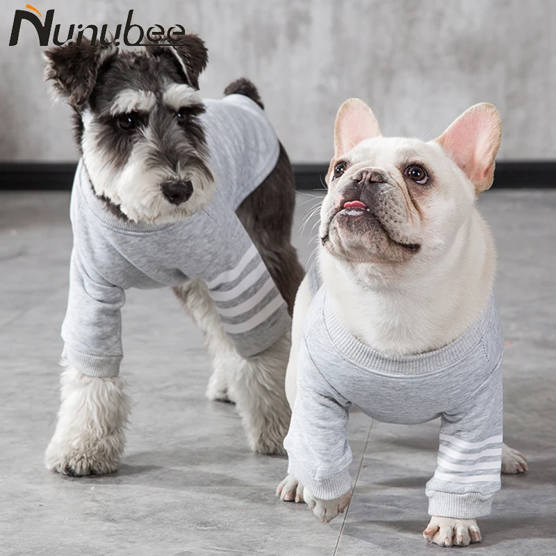 

Nunubee Fashion Soft 100% Cotton Dog Hoodie Coats Puppy Pet Dog Clothes For dogs pets clothing Winter XS-3XL Pet Supplies