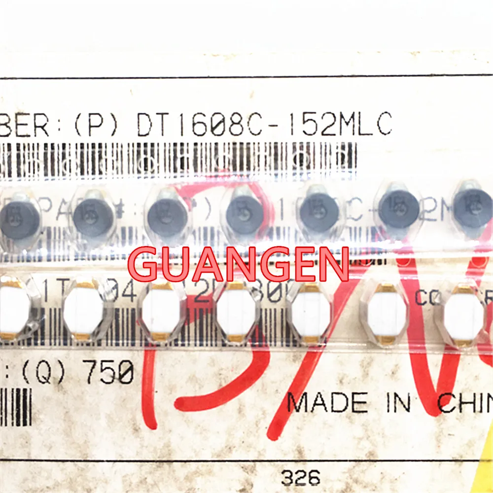 

10PCS Original Winding inductance DT1608C-152MLC 1608 1.5UH 1R5 6.6*4.45*2.92MM SMD Chip Shielding inductive Power inductor