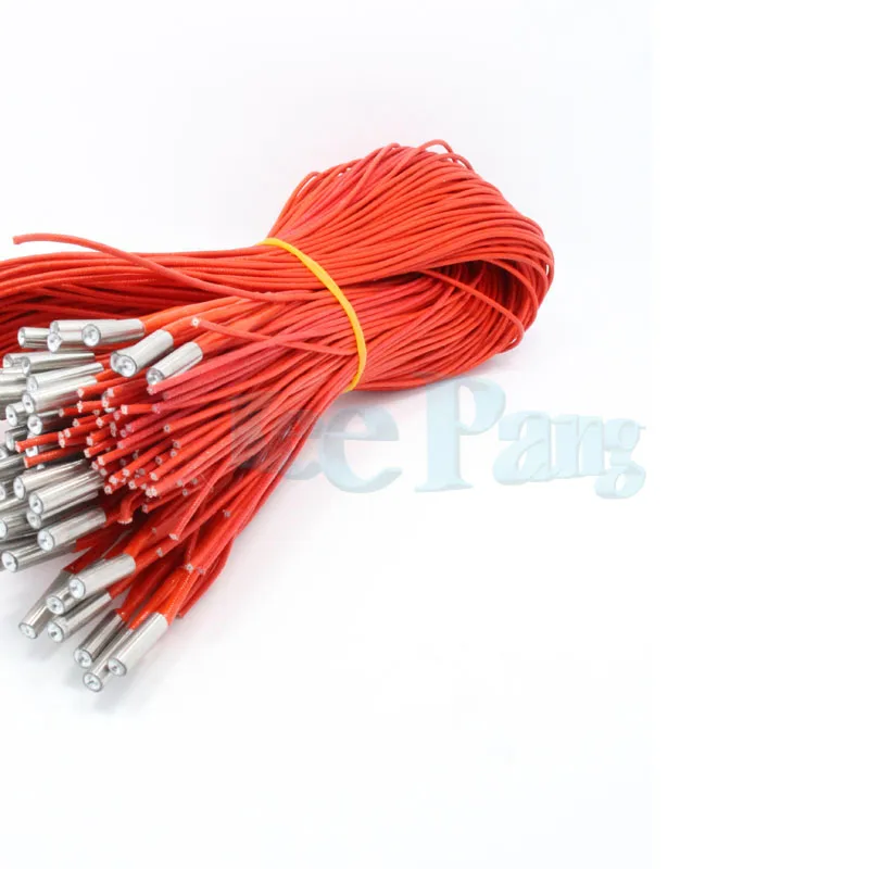 5 шт. патронного нагревателя Reprap 12V 24V 40W 6 мм * 20 Керамика картридж кабель Длина 100 см
