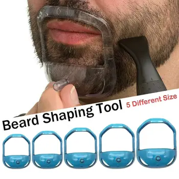 

5pcs/set Beard Styling Shaping Tool Template Trimming Combs Symmetry Stencil Shaper 5Pcs