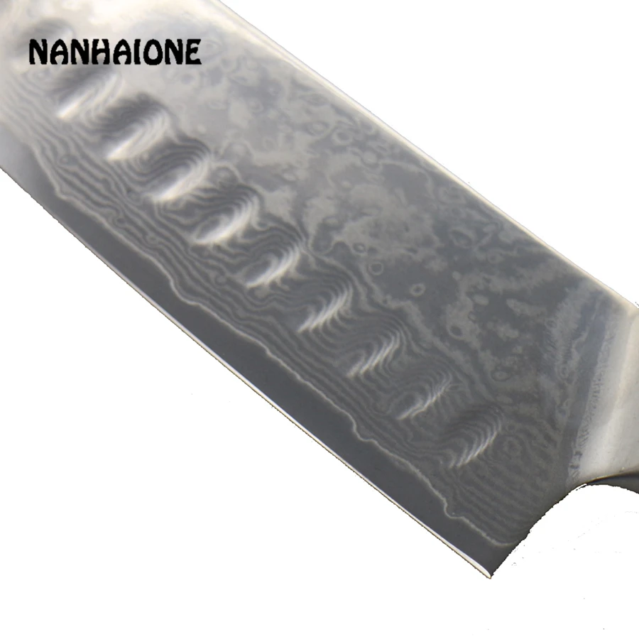 NANHAIONE Дамаск ножи " шеф-повар Ножи японский Кухня Ножи Дамаск 67 слоев Нержавеющая сталь ножи с G10 ручка CL002
