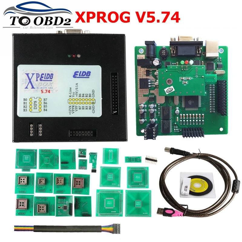 Лучшее качество XPROGM 6,12 5,86 5,84 X Prog M коробка V5.55 Авто ЭБУ чип Тюнинг программист Xprogm 5,84 Xprog 5,55 Xprog