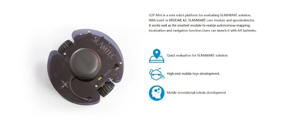 RPLIDAR lidar SLAMTEC SLAM позиционирование навигации автомобиля SDPmini робот развития Платформы ROS