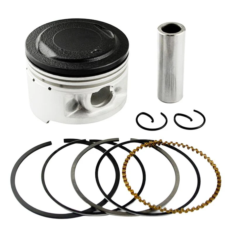 Motorcycle STD~+100 Cylinder Bore Size 49 49.25 49.5 49.75 50mm Piston& Piston Ring Kit For YAMAHA XV250 XC125 XV 250 XC 125 - Цвет: 1Set Oversize 50