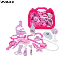 OCDAY 13 шт. претендует Доктор медицинских сестер игрушка медицинский набор комплект с Жесткий Чехол ролевые игры игрушки для дети Образование