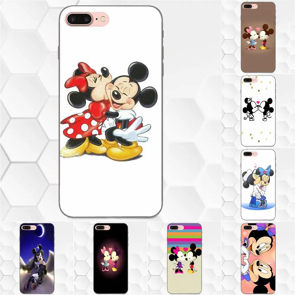 

For Huawei Y3 Y5 II Y6 Y7 Y9 nova 2 Plus 2S 3i 4 Lite Plus Prime 2017 2018 2019 Soft Case Minnie Mickey Mouse Couple Kissing