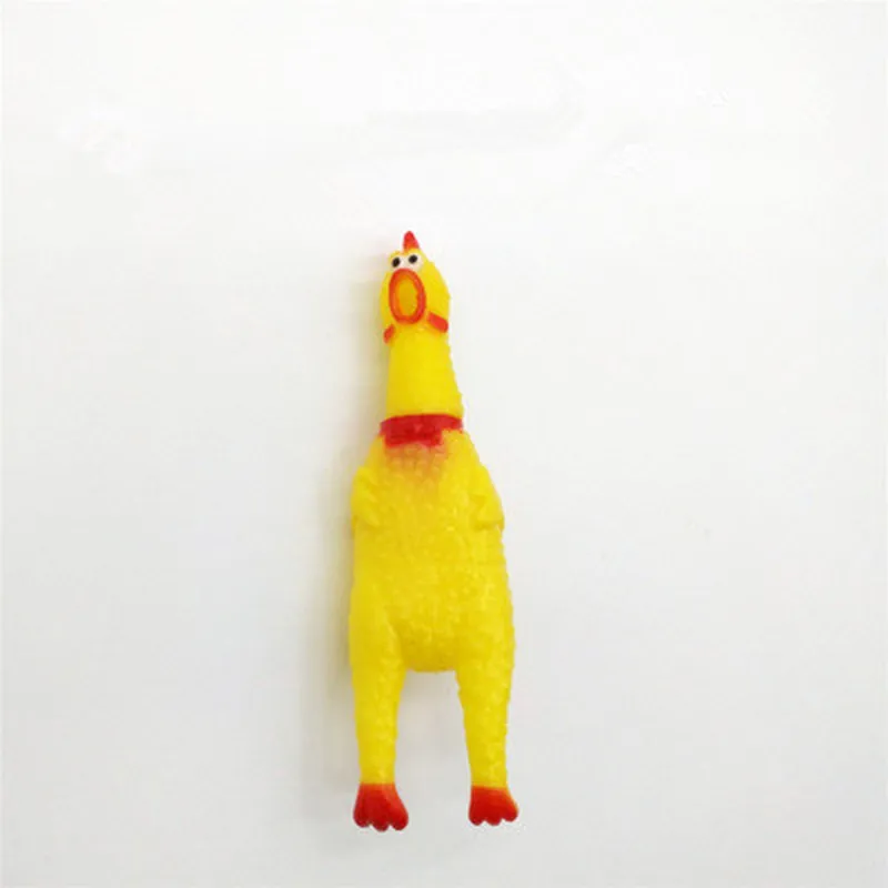 17 см кричащая курица сжимающая звук игрушка Домашние животные игрушка продукт собака игрушки Пронзительный декомпрессионный инструмент забавные гаджеты