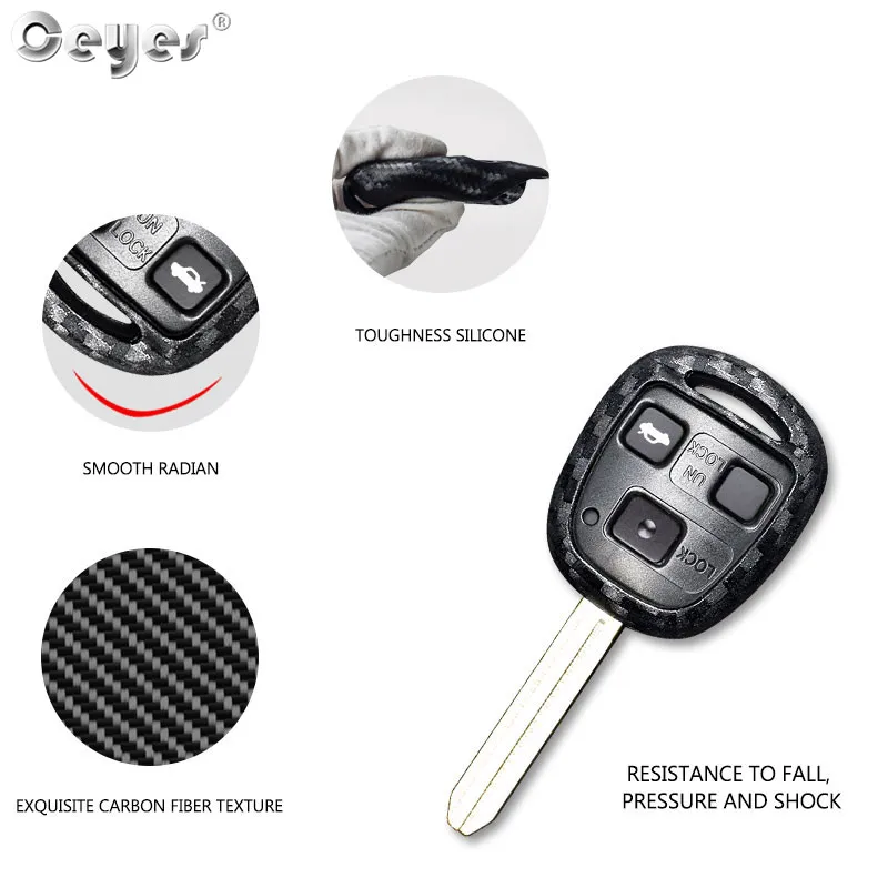 Аксессуары для стайлинга автомобиля Ceyes корпус с 3 кнопками удаленные наклейки на
