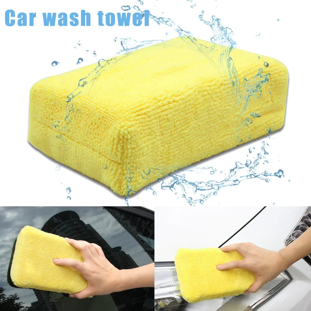 

Do Promotion! Fine Fiber Sponge Wiper Cleaner Auto Window Body Cleaning Sponges Ultra-soft Applicator Foam