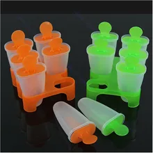 6 ячеек поп форма для мороженого леденец плесень лоток Сковорода Кухня Мороженое DIY