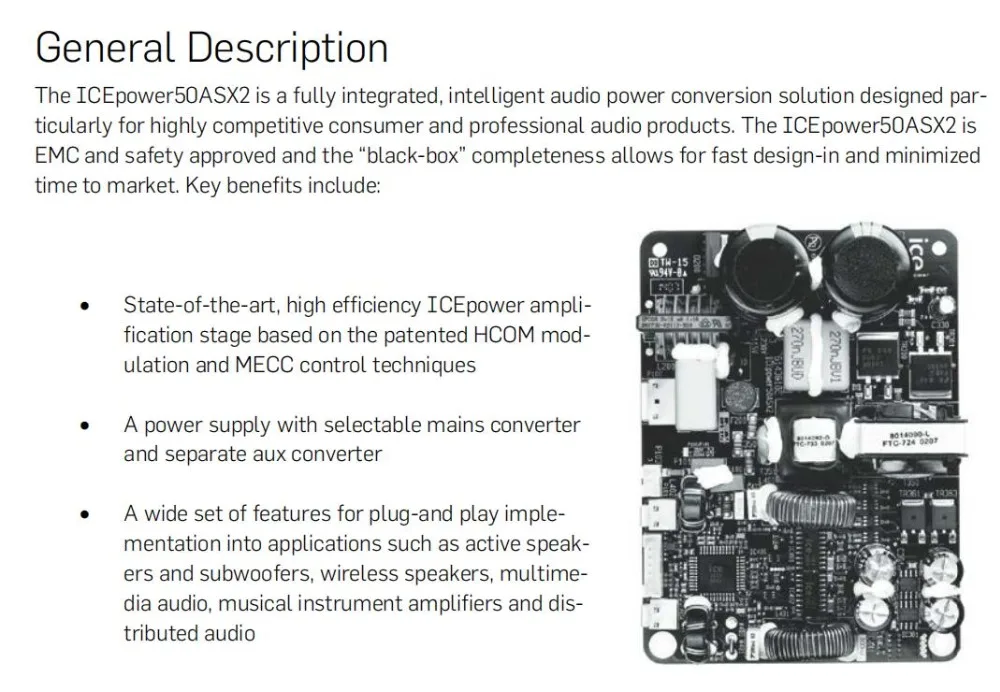 Home Amplifier Lusya ICE50ASX2 Stereo Dual Channel Digital Power Amplifier Finished Board ICEPOWER Amplifier Module Board H4-005 amp for bass guitar