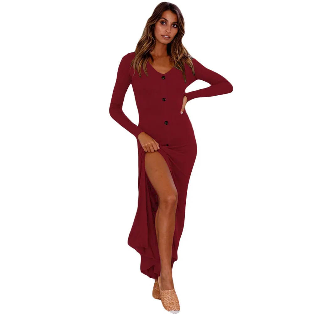 

MUXU red fashion long sleeve dress vestidos femme long dresses sexy clothes elegant robe longue femme streetwear kleider clothes
