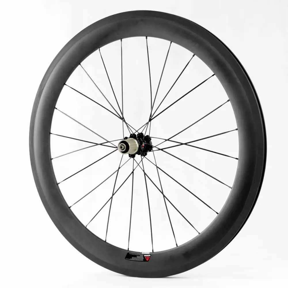 Discount ruote in carbonio bici da corsa clincher wheel/rim 60mm depth 23 width china racing bike brompton best review bicycles wheel set 1