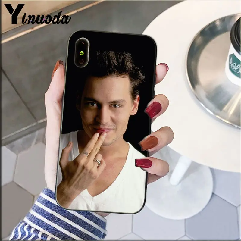 Yinuoda johnny depp клиент высокого качества чехол для телефона Apple iPhone 8 7 6 6S Plus X XS MAX 5 5S SE XR мобильный чехол - Цвет: A6