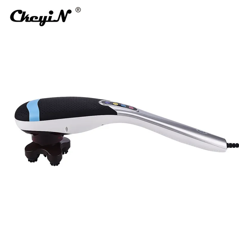  Electric Neck Massager Handheld Hammer Back Waist Leg Body Relax Cervical Vertebra Roller Massage S