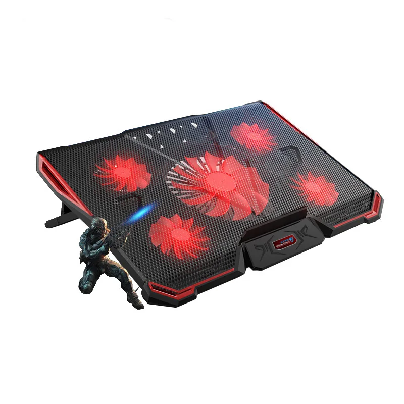 Prix pour Cinq LED Fans 2 USB Ports Réglable Air-refroidi Accessoires D'ordinateur Portable Laptop Cooling Pads plus âgés pour 12-17 pouce Ordinateur Portable Avec L'emballage Prix pour Cinq LED Fans 2 USB Ports Réglable Air-refroidi Accessoires D'ordinateur Portable Laptop Cooling Pads plus âgés pour 12-17 pouce Ordinateur Portable Avec L'emballage