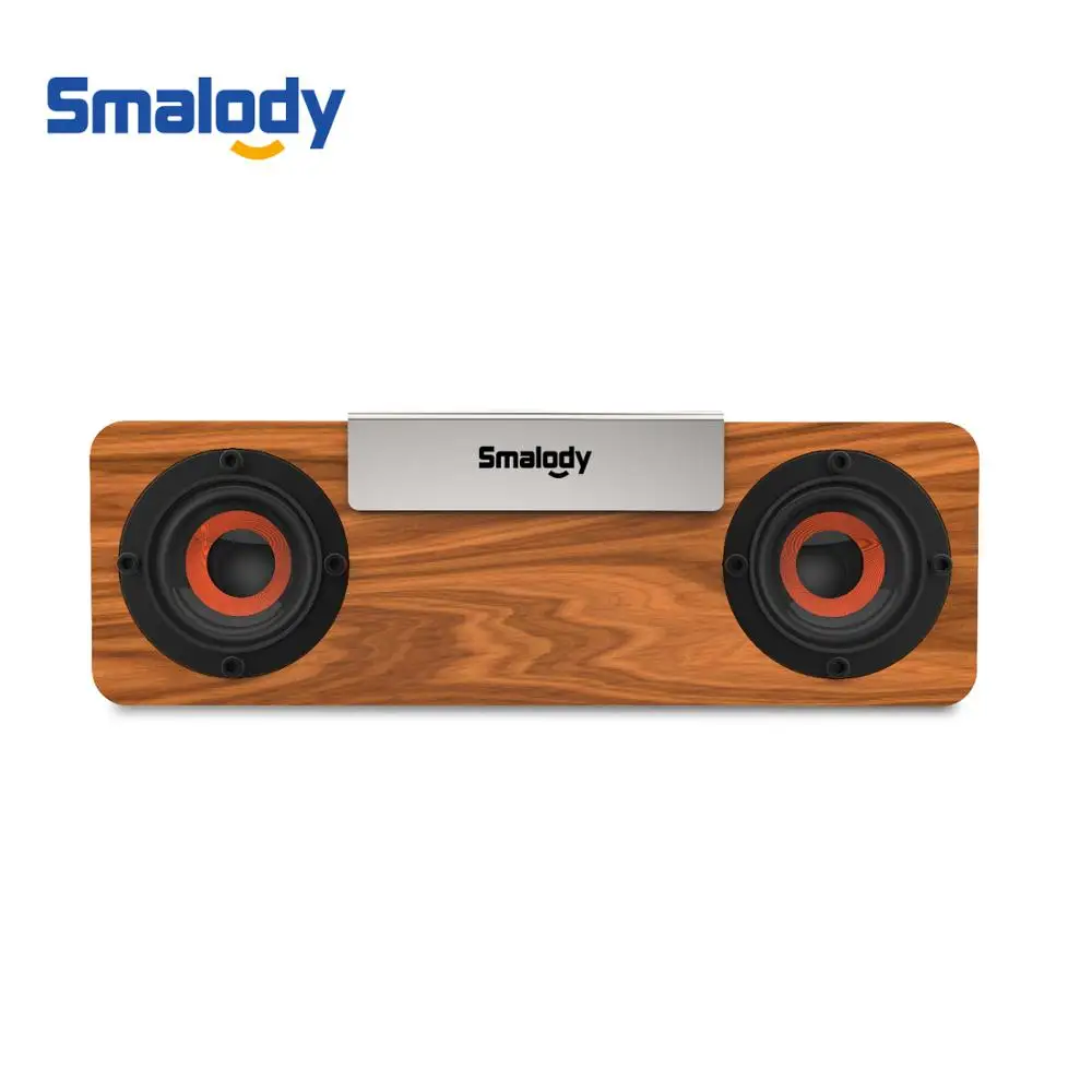 Модные классические деревянные звуковые колонки Bluetooth TF слот fm радио TWS функция