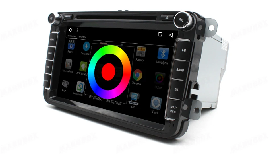 Sale MARUBOX 2Din Android 7.1 For Volkswagen Polo 5 Passat B6 Golf Skoda VW Car Multimedia DVD Player GPS Intelligent System 8A801DT3 9
