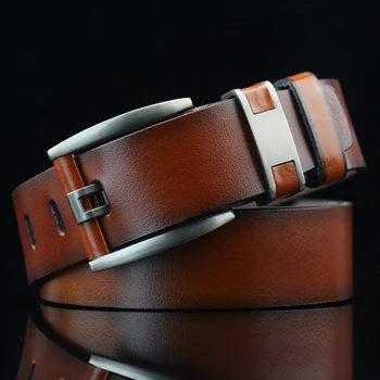 

Fashion Belt For Men Luxury PU Leather Pin Buckle Men Belt Practical High Quality Business Male Belts