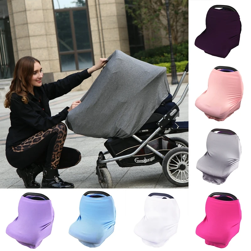 

New Multi-Use Stretchy Newborn Infant Nursing Cover Baby Car Seat Canopy Cart Cover