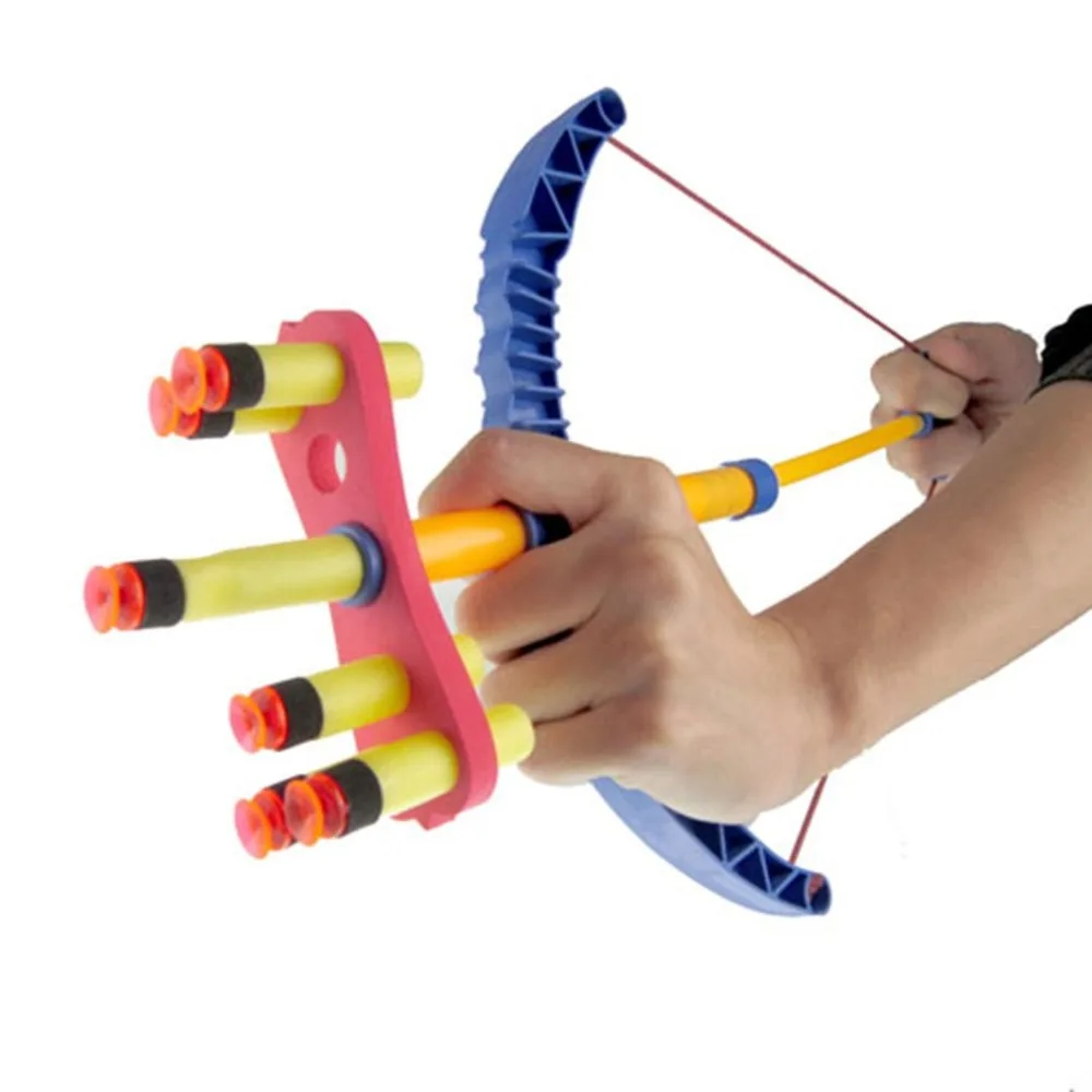 Мальчиков лук и стрелы спортивной стрельбы комплект игрушки с мягкой пулей открытый сад смешная игра развивающие лук игрушка для детей
