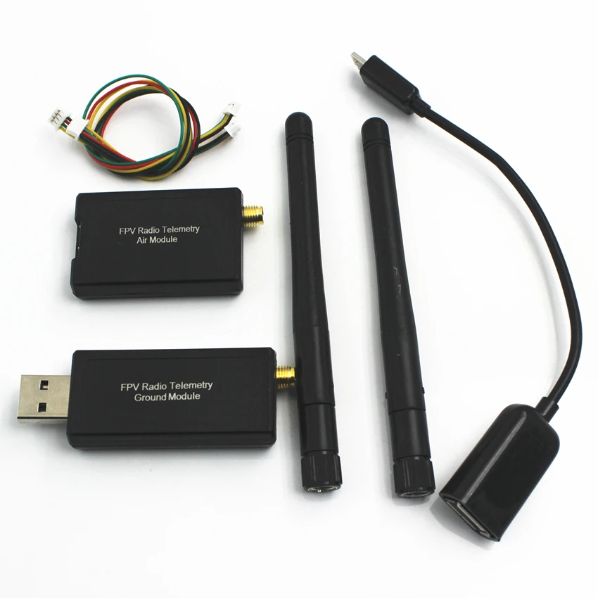 

3DR 100mW / 500mW / 1000mW Radio Telemetry 433Mhz 915Mhz Air & Ground Data Transmit Module for APM2.6 2.8 Pixhawk Flight Control